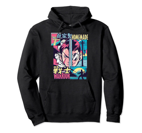 90S Vaporwave Aesthetic Japanese Anime Hoodie - Custom Art Print Men Women - T-Shirt, Sweatshirt, Hoodie