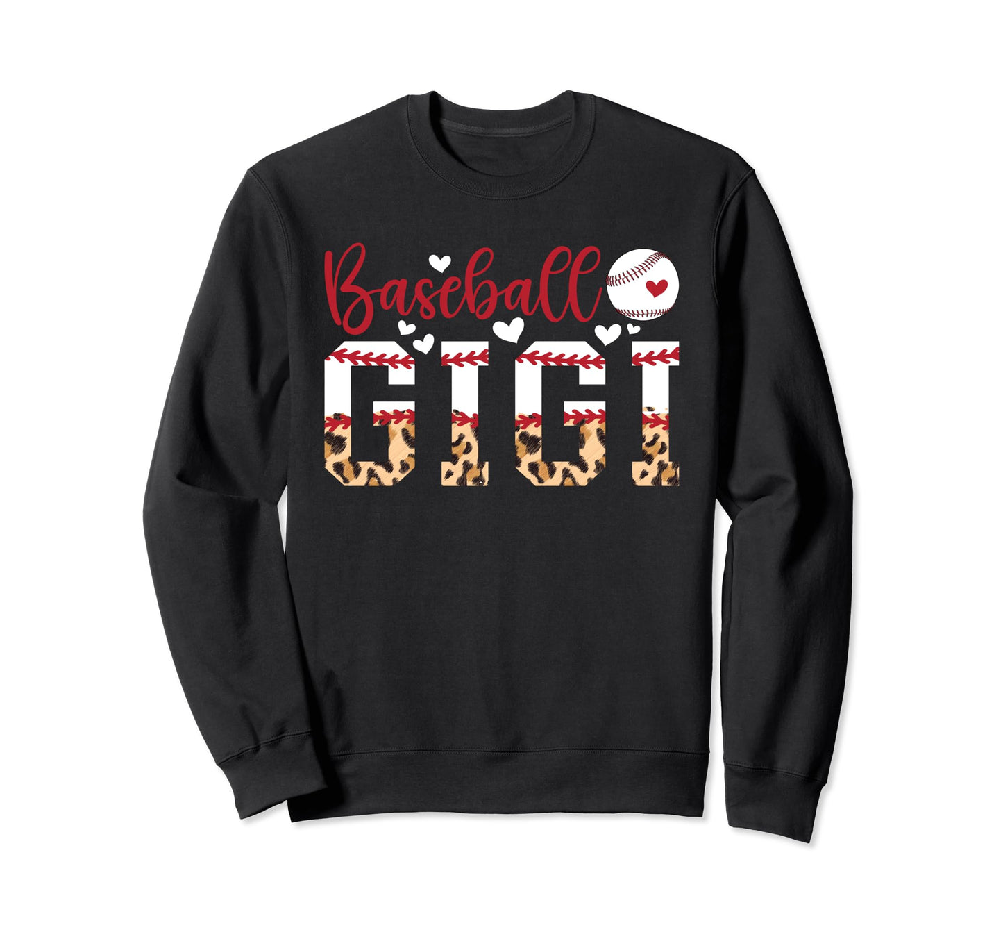 Baseball Gigi Leopard Grandma Gigi Sweatshirt - Streetwear Style Men Women - T-Shirt, Sweatshirt, Hoodie