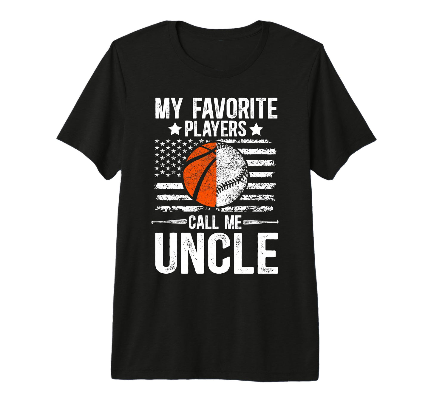 Mens My Favorite Players Call Me Uncle T-Shirt - Minimalist Print Unisex - T-Shirt, Sweatshirt, Hoodie