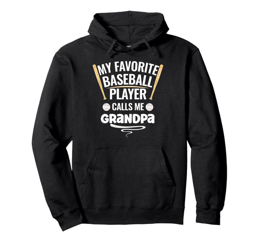 My Favorite Baseball Player Calls Me Hoodie - Minimalist Print Men Women - T-Shirt, Sweatshirt, Hoodie