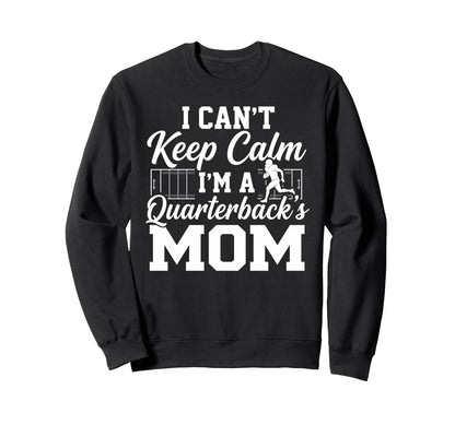 Quarterback Mom Football Sports Sweatshirt - Fun Novelty Design for Adults - T-Shirt, Sweatshirt, Hoodie