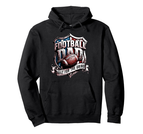 Patriotic American Football Funny Proud Hoodie - Unique Graphic Unisex - T-Shirt, Sweatshirt, Hoodie