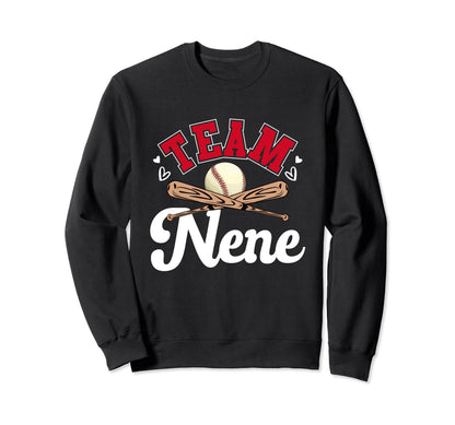 Team Nene Mothers Day Baseball Sweatshirt - Fun Novelty Design for Adults - T-Shirt, Sweatshirt, Hoodie