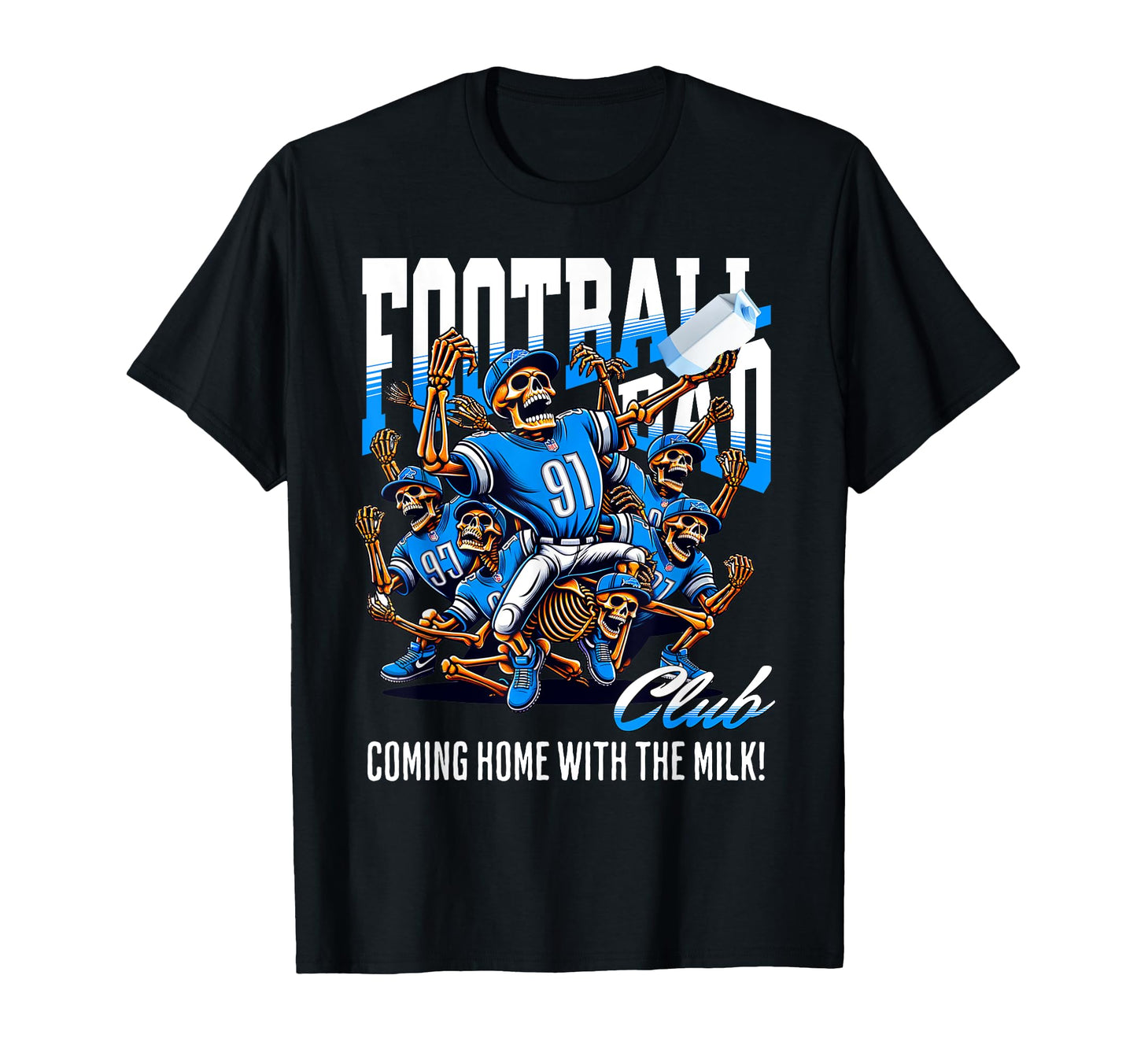 Football Dad Fathers Day Gift Game Day T-Shirt - Graphic Print for Adults - T-Shirt, Sweatshirt, Hoodie
