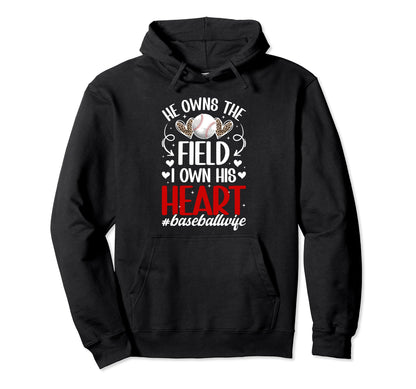 Baseball Coach Wife Life Wife Baseball Hoodie - Minimalist Print Unisex - T-Shirt, Sweatshirt, Hoodie