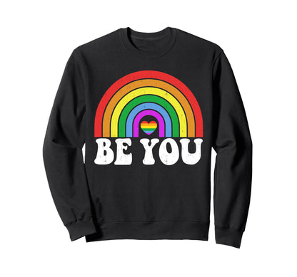 Gay Pride Lgbtq Ally Rainbow Lgbt Sweatshirt - Novelty Apparel Unisex - T-Shirt, Sweatshirt, Hoodie