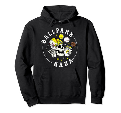 Ballpark Nana Baseball Softball Nana Hoodie - Minimalist Print Unisex - T-Shirt, Sweatshirt, Hoodie