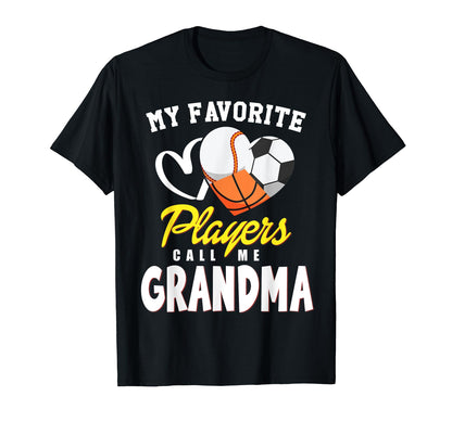 My Favorite Players Baseball Soccer T-Shirt - Novelty Apparel Men Women - T-Shirt, Sweatshirt, Hoodie