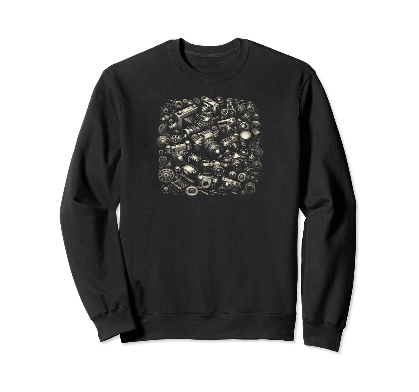 Shutter Time Travel Sweatshirt - Unique Graphic for Adults - T-Shirt, Sweatshirt, Hoodie