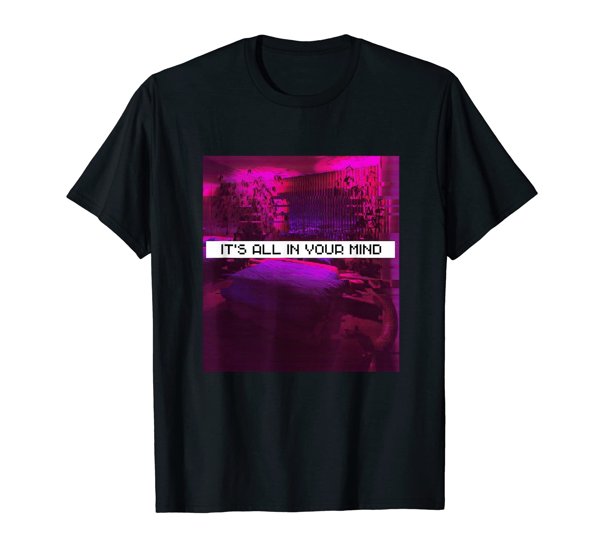 Vaporwave Aesthetic Glitch Emotional T-Shirt - Aesthetic Graphic Men Women - T-Shirt, Sweatshirt, Hoodie