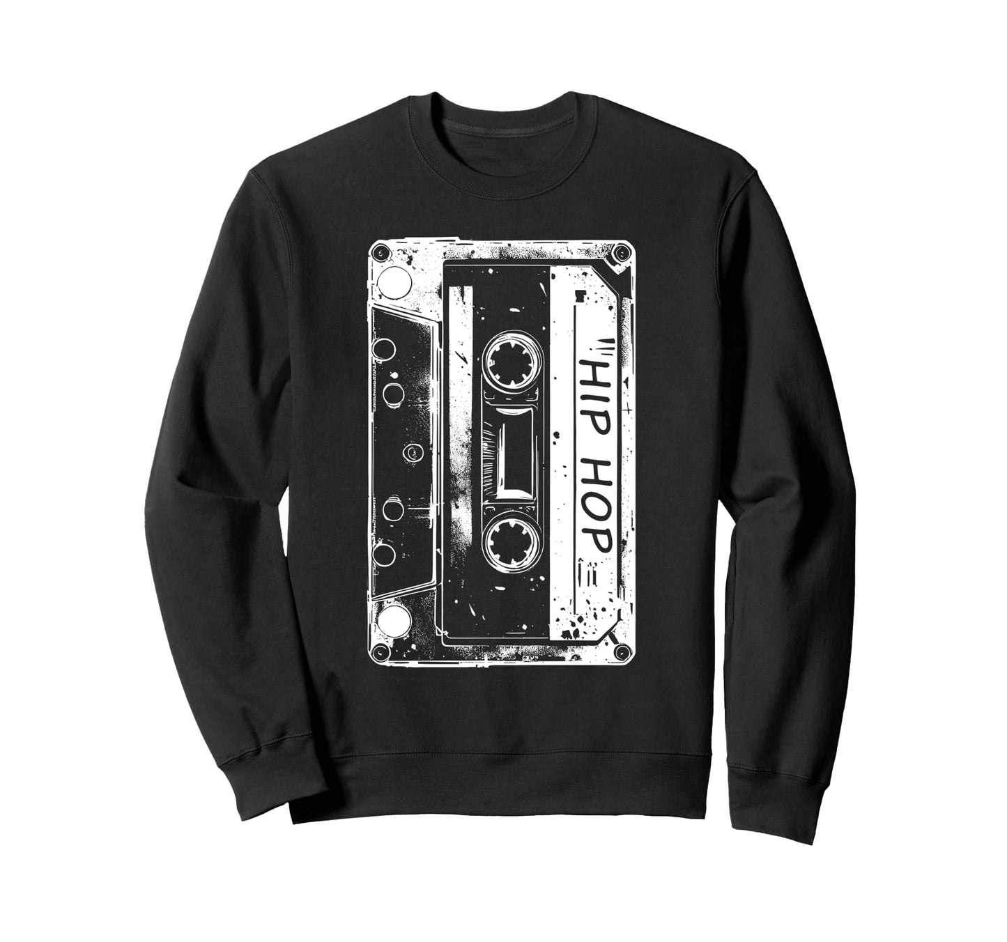 Cassette Tape Hip Hop 80S 90S Sweatshirt - Custom Art Print for Adults - T-Shirt, Sweatshirt, Hoodie