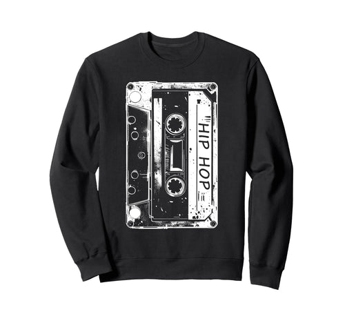 Cassette Tape Hip Hop 80S 90S Sweatshirt - Custom Art Print for Adults - T-Shirt, Sweatshirt, Hoodie
