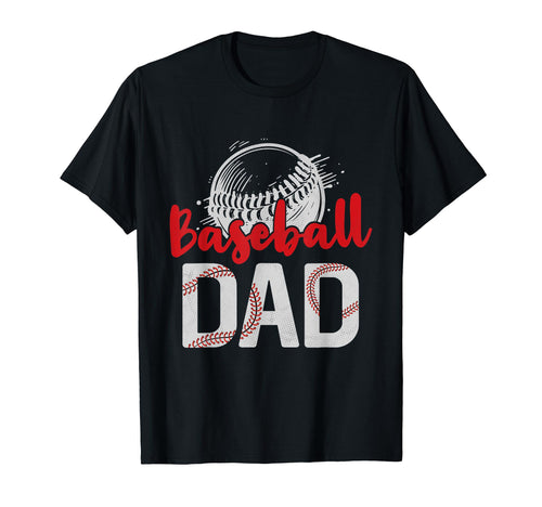 Baseball Dad Fathers Day Dad Grandpa T-Shirt - Casual Everyday Wear Unisex - T-Shirt, Sweatshirt, Hoodie