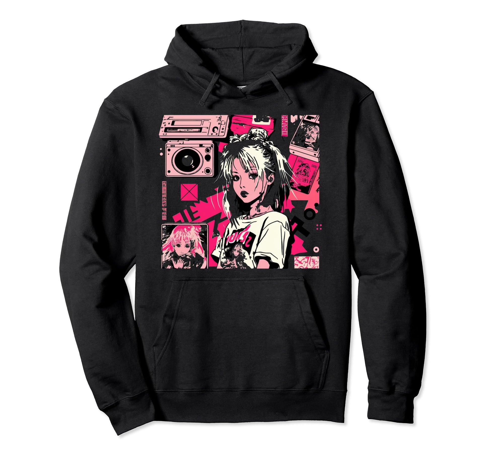 Vaporwave Aesthetic 90S Egirl Japanese Hoodie - Streetwear Style Men Women - T-Shirt, Sweatshirt, Hoodie