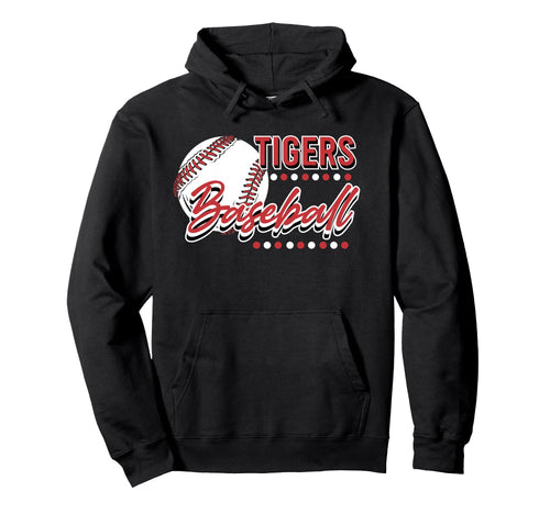 Tigers Baseball Mom Game Day School Hoodie - Aesthetic Graphic for Adults - T-Shirt, Sweatshirt, Hoodie