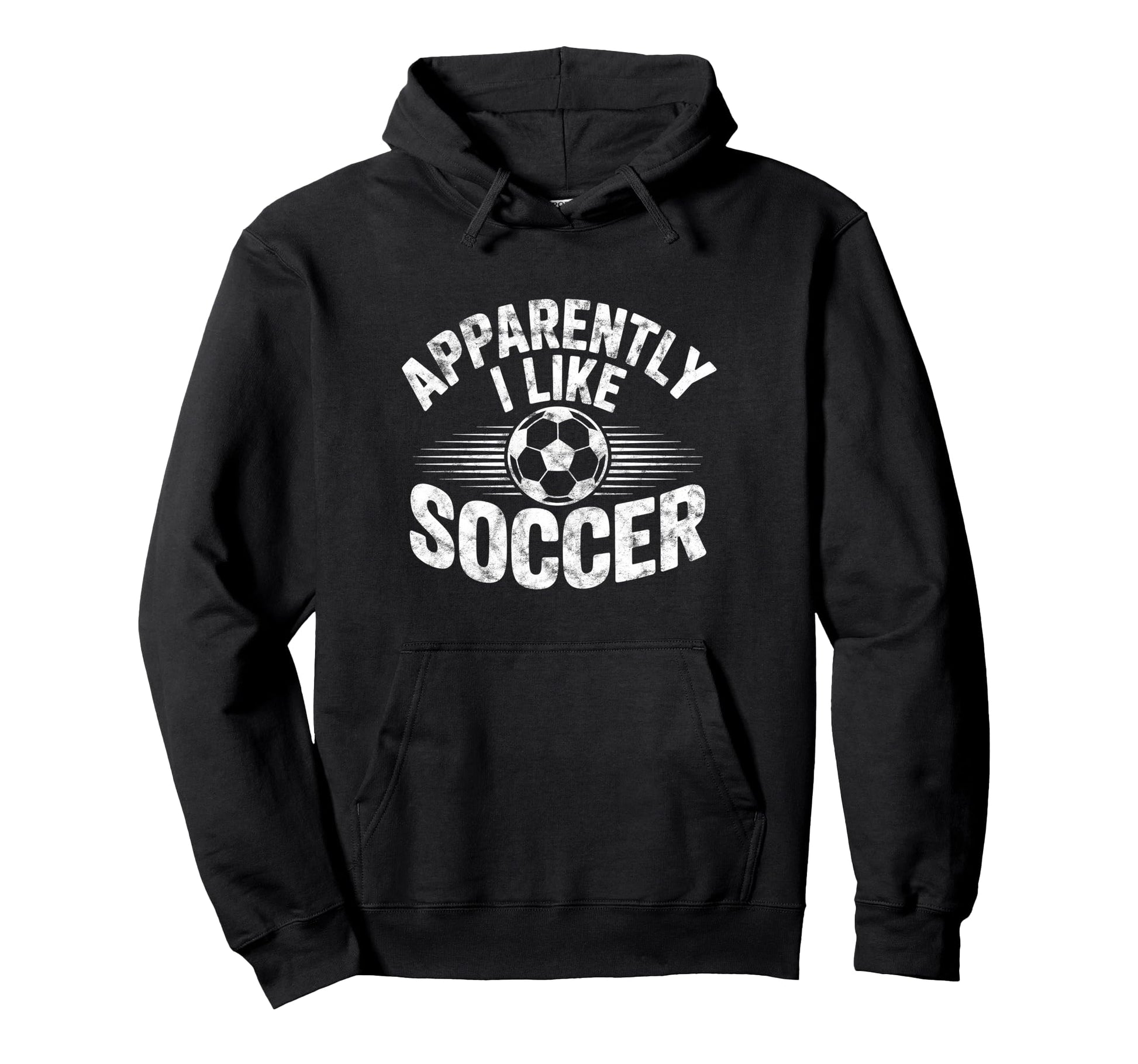 Apparently I Like Soccer Game Day Mom Hoodie - Novelty Apparel for Adults - T-Shirt, Sweatshirt, Hoodie