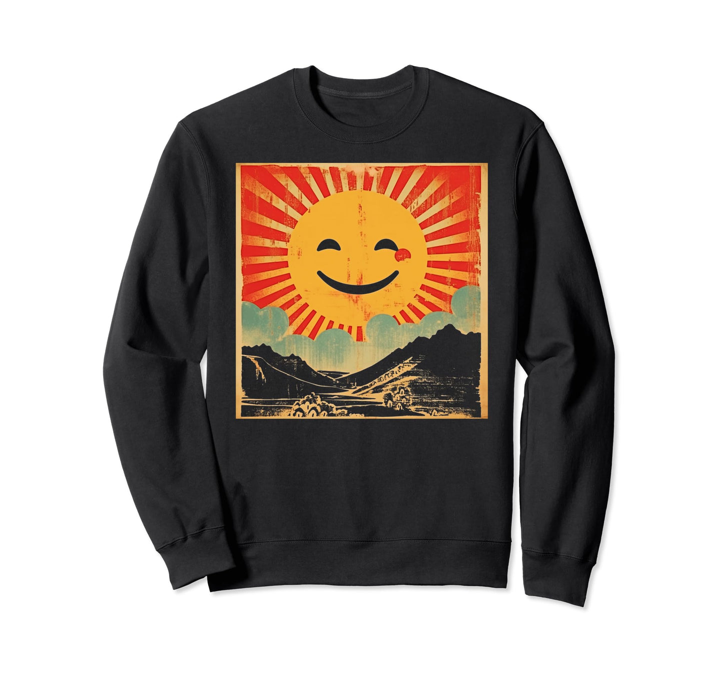 Sun Boho Groovy Sunshine Grunge 26 Sweatshirt - Streetwear Style Unisex - T-Shirt, Sweatshirt, Hoodie