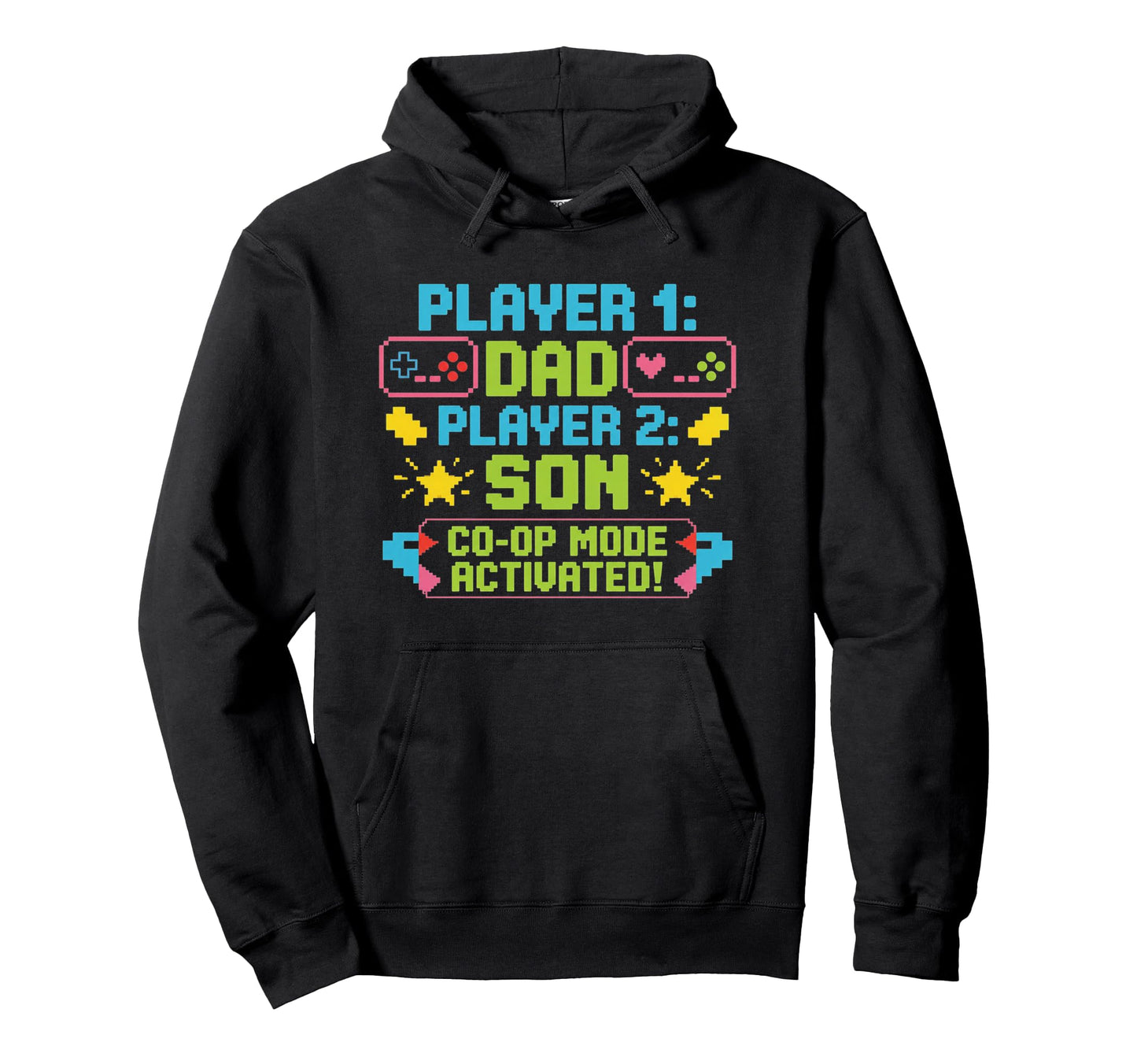 Gaming Fathers Day Gamer Dad And Son Hoodie - Novelty Apparel Men Women - T-Shirt, Sweatshirt, Hoodie