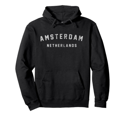 Varsity Netherlands Amsterdam Hoodie - Graphic Print Unisex - T-Shirt, Sweatshirt, Hoodie
