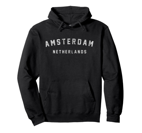 Varsity Amsterdam Hoodie - Fun Novelty Design Unisex - T-Shirt, Sweatshirt, Hoodie