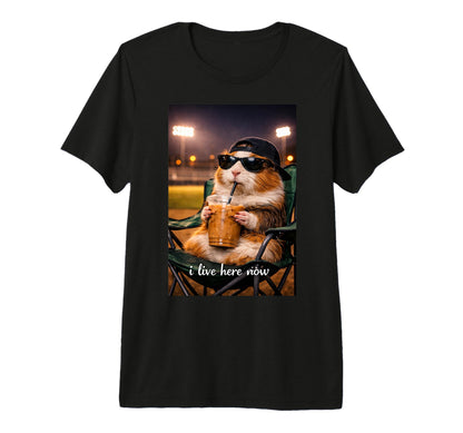 Funny Guinea Pig Ballfield Baseball T-Shirt - Graphic Print for Adults - T-Shirt, Sweatshirt, Hoodie