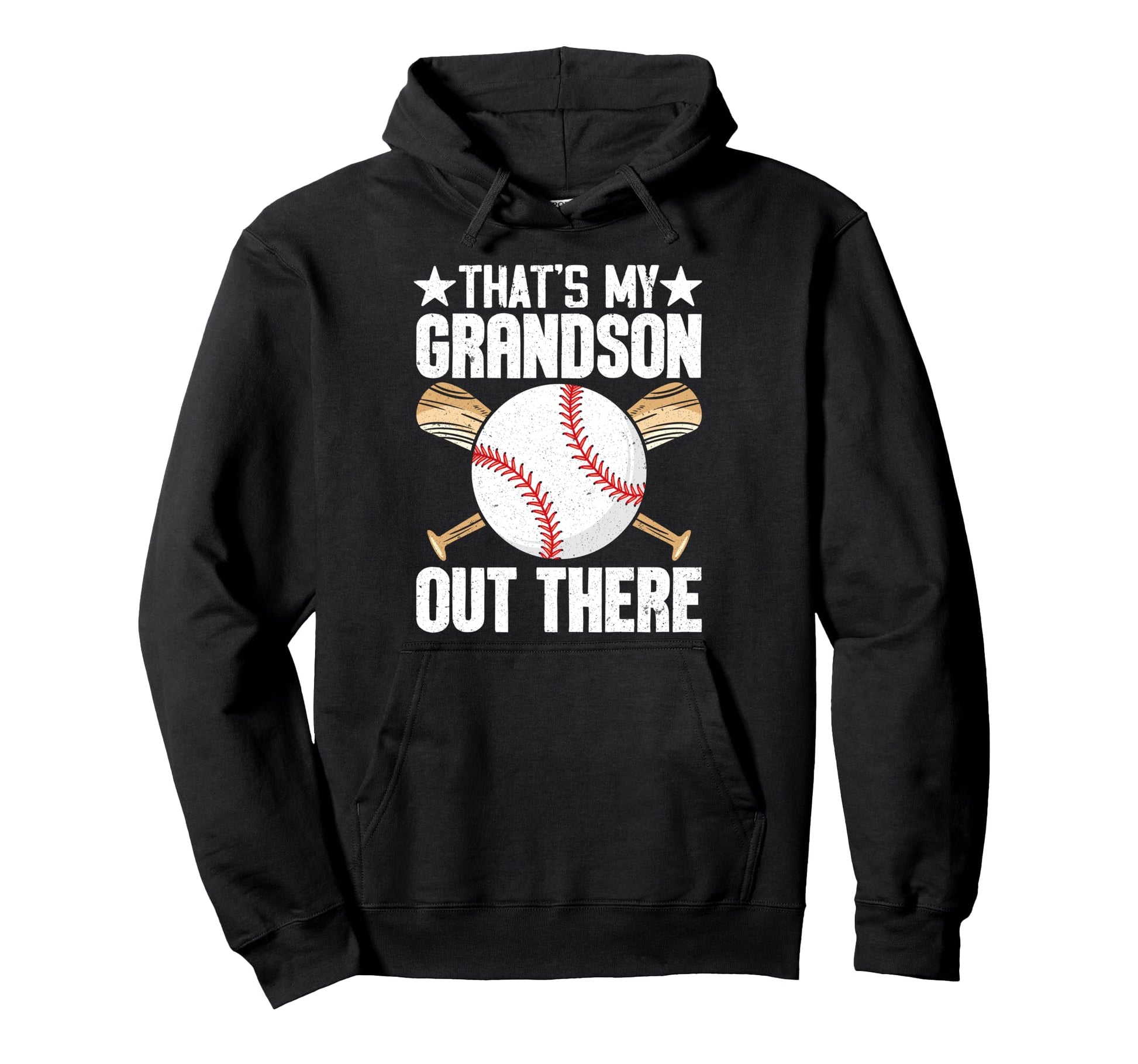 Thats My Grandson Out There Baseball Hoodie - Minimalist Print Men Women - T-Shirt, Sweatshirt, Hoodie