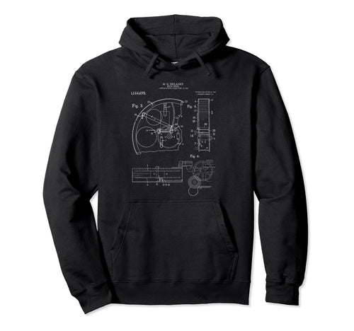 Film Reel Patent Camera Filmmaker Hoodie - Minimalist Print Unisex - T-Shirt, Sweatshirt, Hoodie