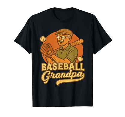 Baseball Grandpa Baseball Proud T-Shirt - Novelty Apparel Men Women - T-Shirt, Sweatshirt, Hoodie