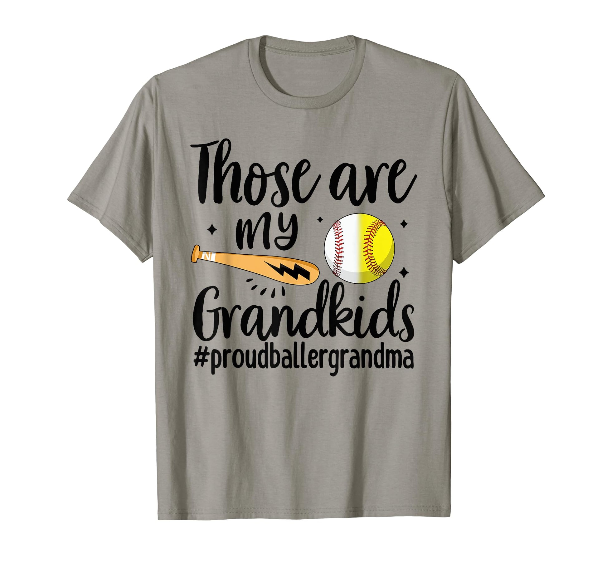 Those Are My Grandkids Softball T-Shirt - Custom Art Print for Adults - T-Shirt, Sweatshirt, Hoodie