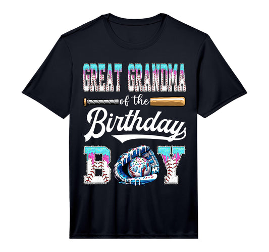 Great Grandma Birthday Baseball Ice T-Shirt - Custom Art Print for Adults - T-Shirt, Sweatshirt, Hoodie