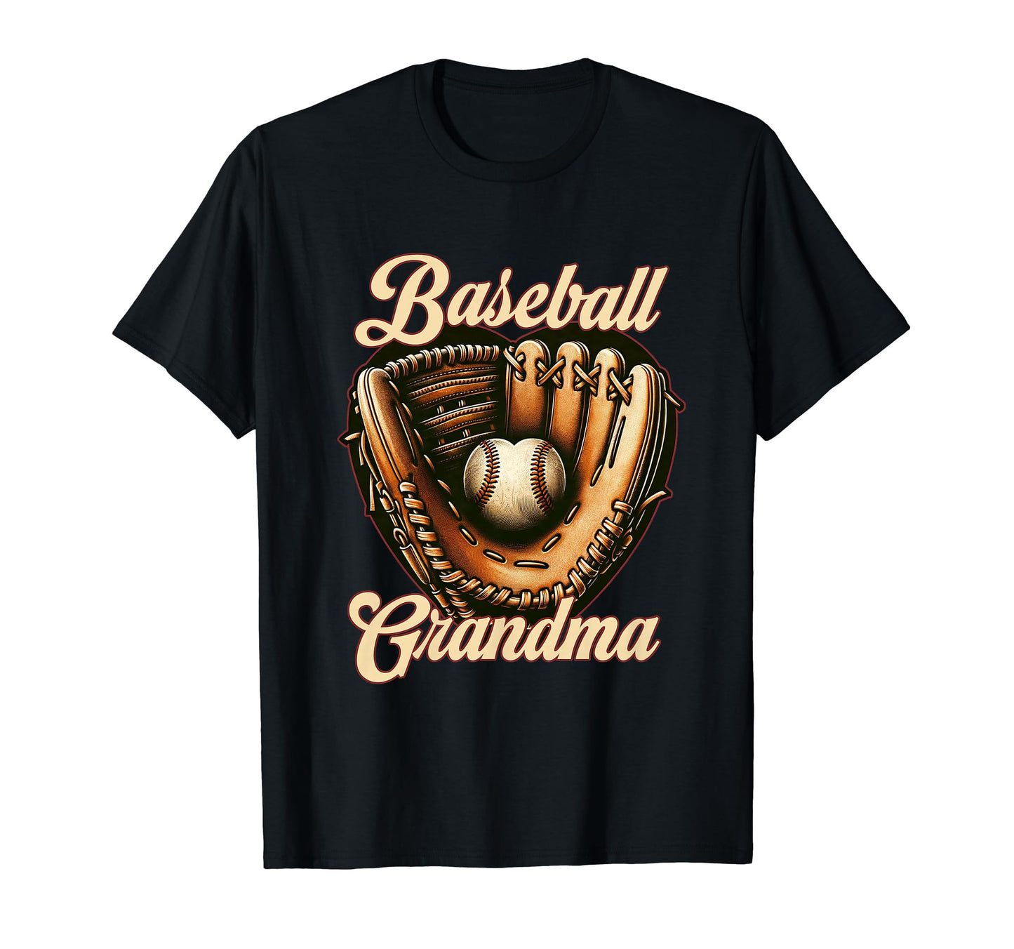 Baseball Grandma Granny Rookie Baseball T-Shirt - Trendy Graphic for Adults - T-Shirt, Sweatshirt, Hoodie