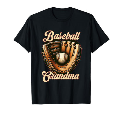Baseball Grandma Granny Rookie Baseball T-Shirt - Trendy Graphic for Adults - T-Shirt, Sweatshirt, Hoodie