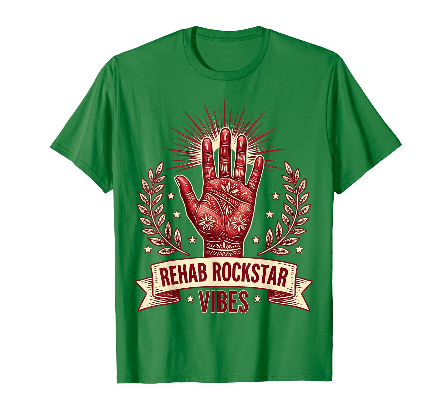 Rehab Rockstar Vibes Occupational T-Shirt - Unique Graphic Men Women - T-Shirt, Sweatshirt, Hoodie