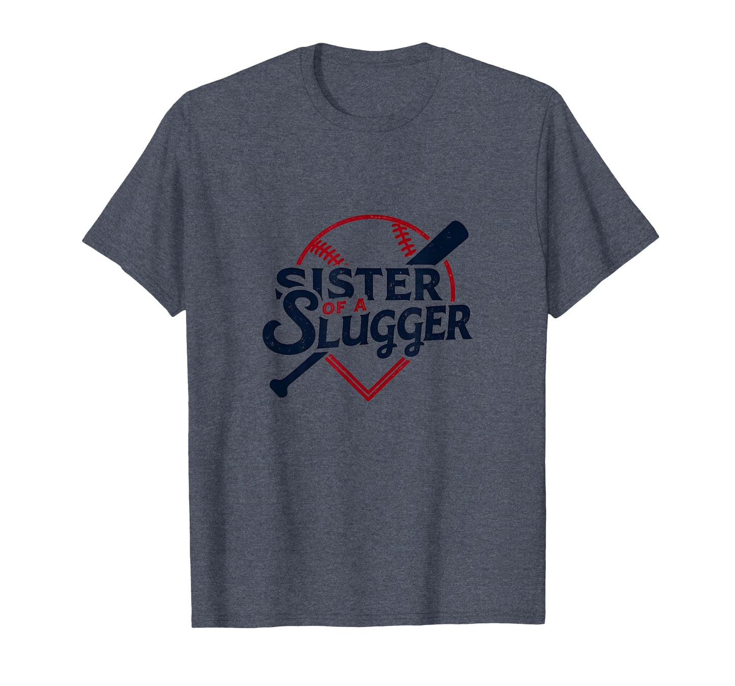 Baseball Sister Sister Slugger Sports T-Shirt - Trendy Graphic Men Women - T-Shirt, Sweatshirt, Hoodie