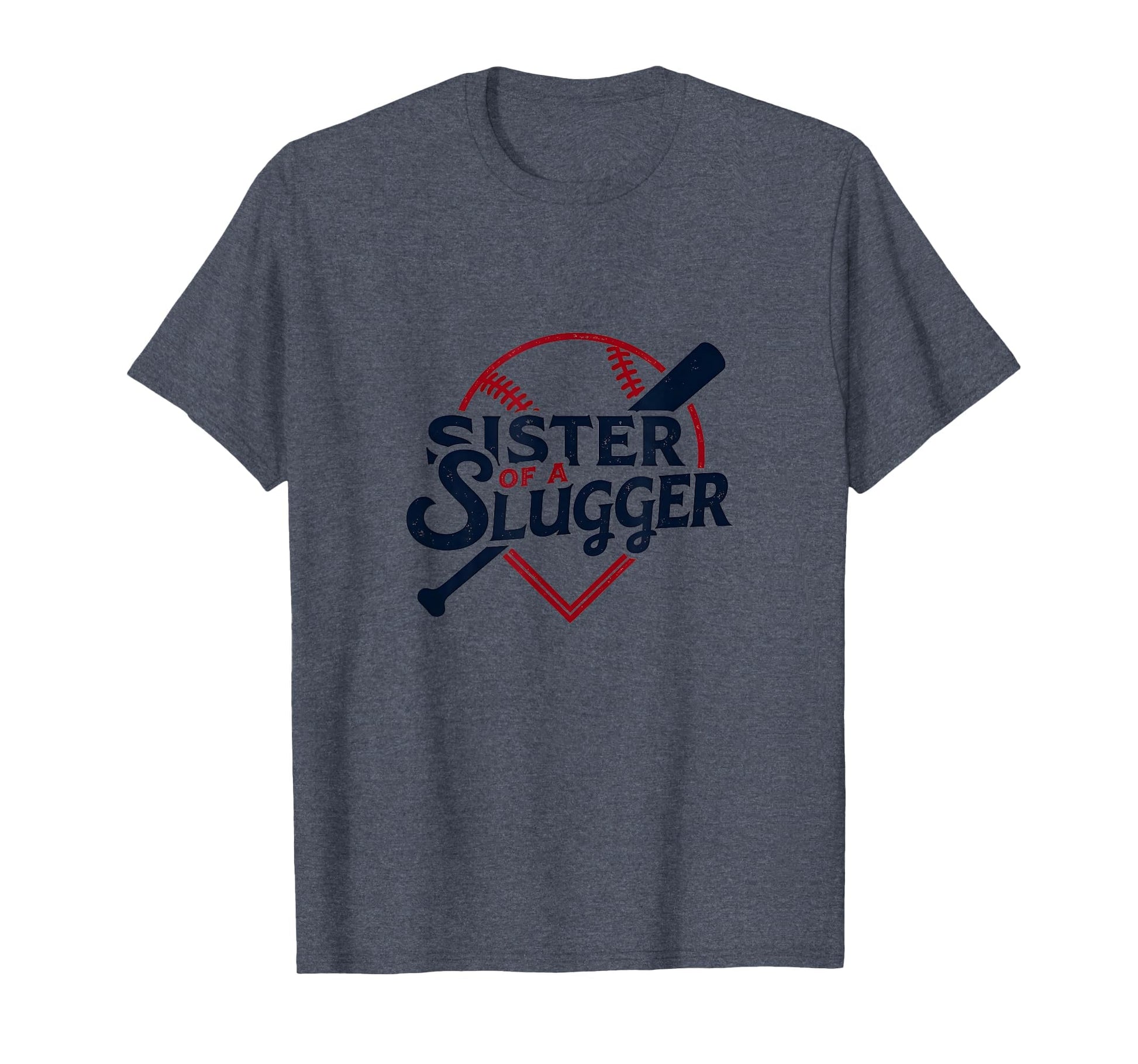 Baseball Sister Sister Slugger Sports T-Shirt - Trendy Graphic Men Women - T-Shirt, Sweatshirt, Hoodie