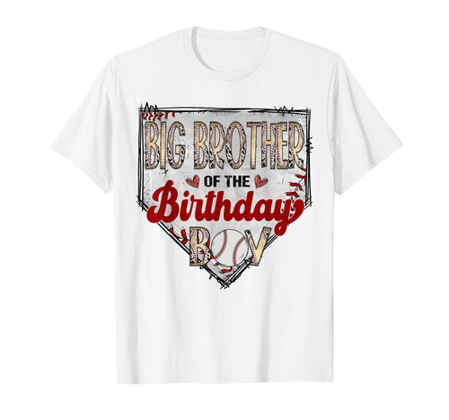 Big Brother Birthday Baseball Lover T-Shirt - Unique Graphic for Adults - T-Shirt, Sweatshirt, Hoodie