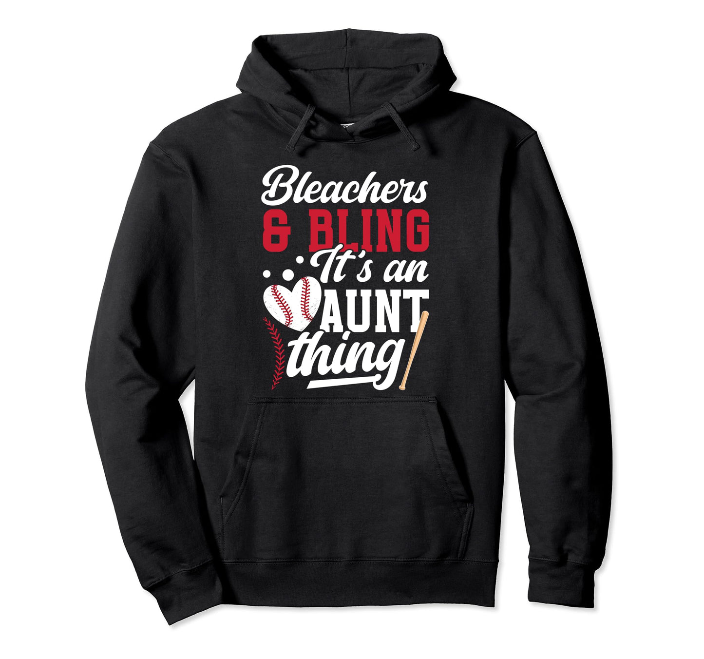 Its Aunt Thing Baseball Aunt Baseball Hoodie - Aesthetic Graphic Men Women - T-Shirt, Sweatshirt, Hoodie