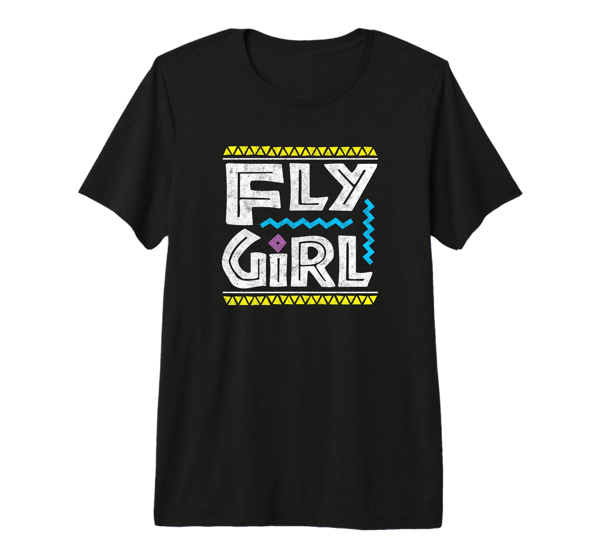 Fly 80S 90S Old School Distressed B T-Shirt - Unique Graphic for Adults - T-Shirt, Sweatshirt, Hoodie