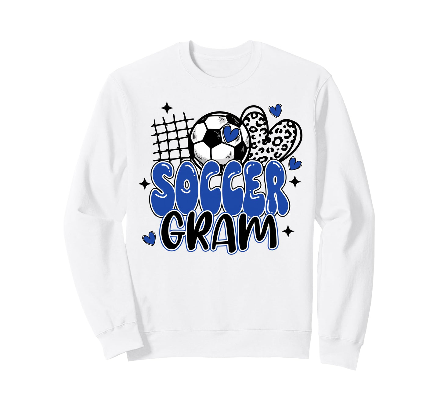 Soccer Gram Leopard Funny Soccer Mama Sweatshirt - Custom Art Print Unisex - T-Shirt, Sweatshirt, Hoodie