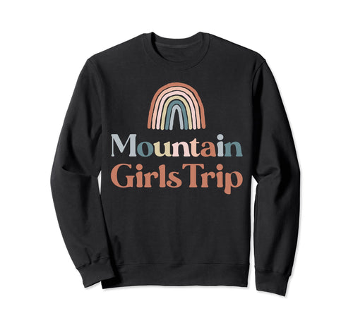 Mountain Trip Boho Rainbow Sweatshirt - Casual Everyday Wear for Adults - T-Shirt, Sweatshirt, Hoodie