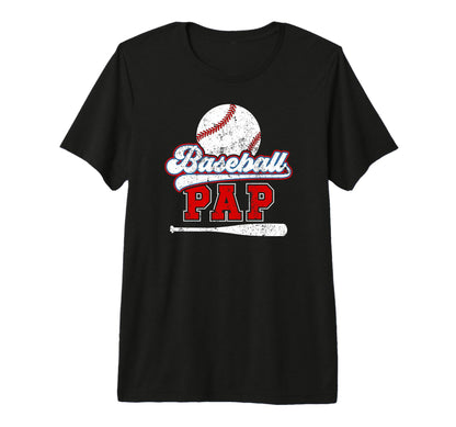 Mens Baseball Pap Grandpa Best Pap T-Shirt - Trendy Graphic Unisex - T-Shirt, Sweatshirt, Hoodie
