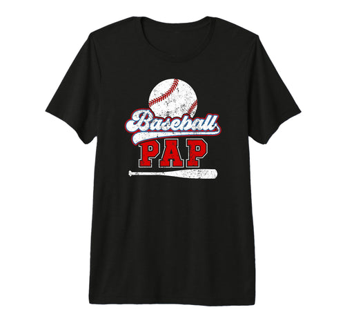 Mens Baseball Pap Grandpa Best Pap T-Shirt - Trendy Graphic Unisex - T-Shirt, Sweatshirt, Hoodie