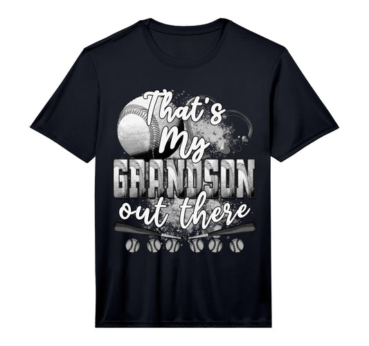 Mens Thats My Grandson Out There Gifts T-Shirt - Minimalist Print Unisex - T-Shirt, Sweatshirt, Hoodie