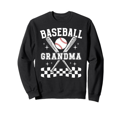 Baseball Grandma Baseball Player Sweatshirt - Fun Novelty Design Unisex - T-Shirt, Sweatshirt, Hoodie