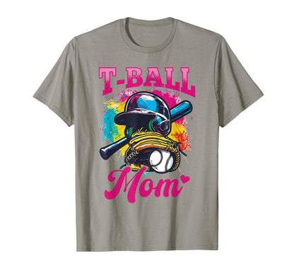 Baseball Player Game Day T Ball Mom T-Shirt - Minimalist Print Unisex - T-Shirt, Sweatshirt, Hoodie