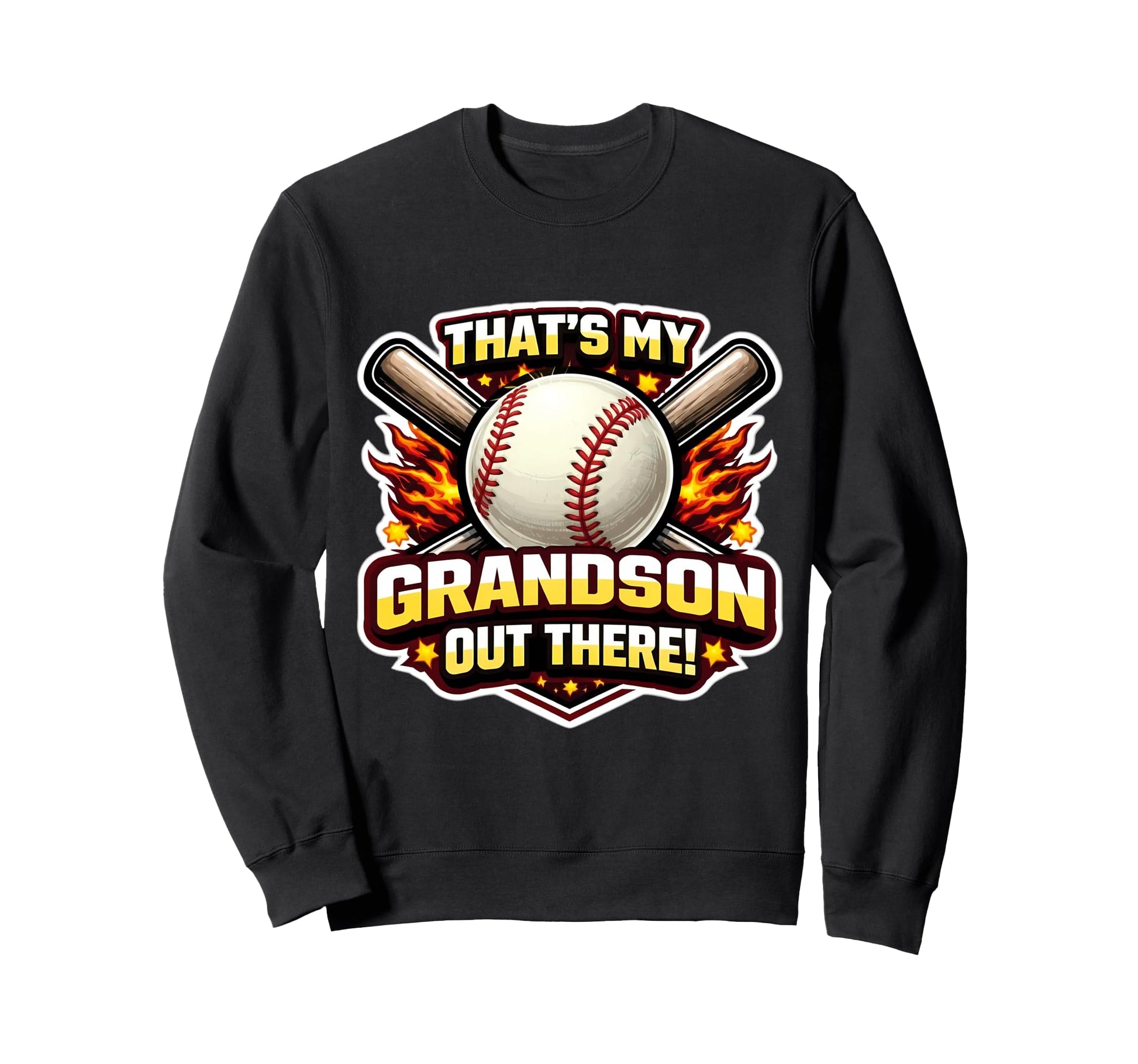 Thats My Grandson Out There Sweatshirt - Casual Everyday Wear for Adults - T-Shirt, Sweatshirt, Hoodie