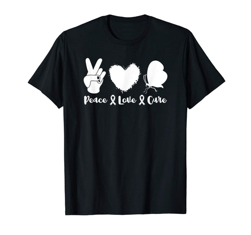Peace Sign Lupus Warrior Awareness T-Shirt - Minimalist Print Unisex - T-Shirt, Sweatshirt, Hoodie