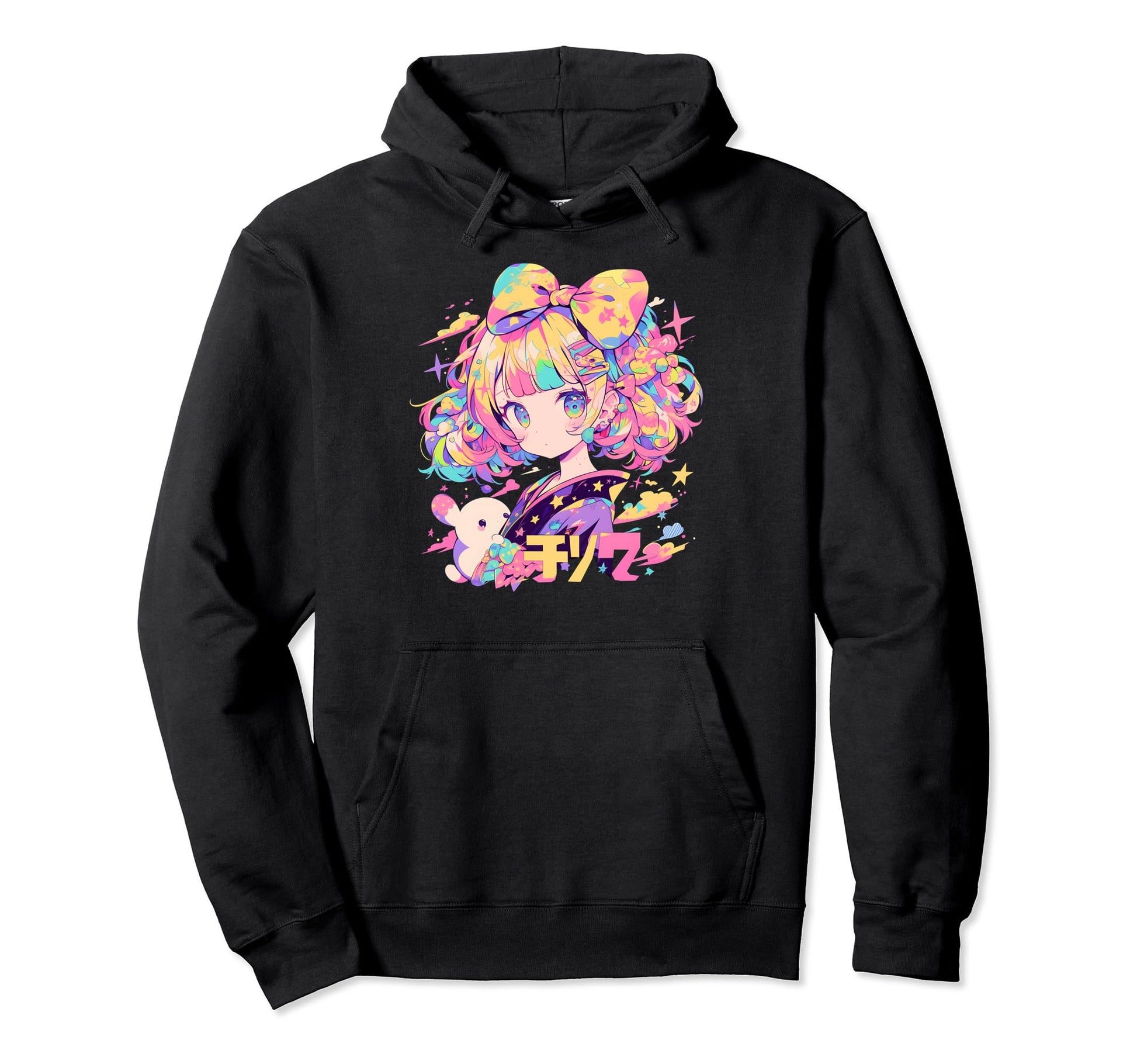 Kawaii Anime Waifu Japan Manga Hoodie - Fun Novelty Design for Adults - T-Shirt, Sweatshirt, Hoodie