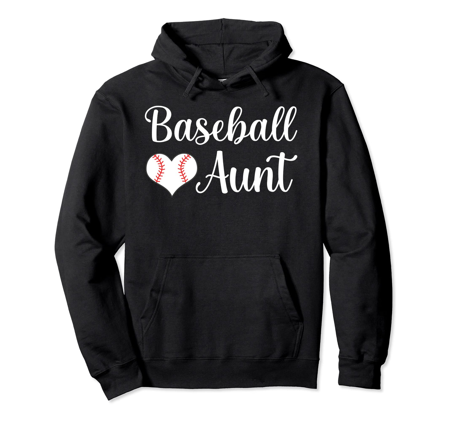 Baseball Aunt Hoodie - Trendy Graphic Unisex - T-Shirt, Sweatshirt, Hoodie