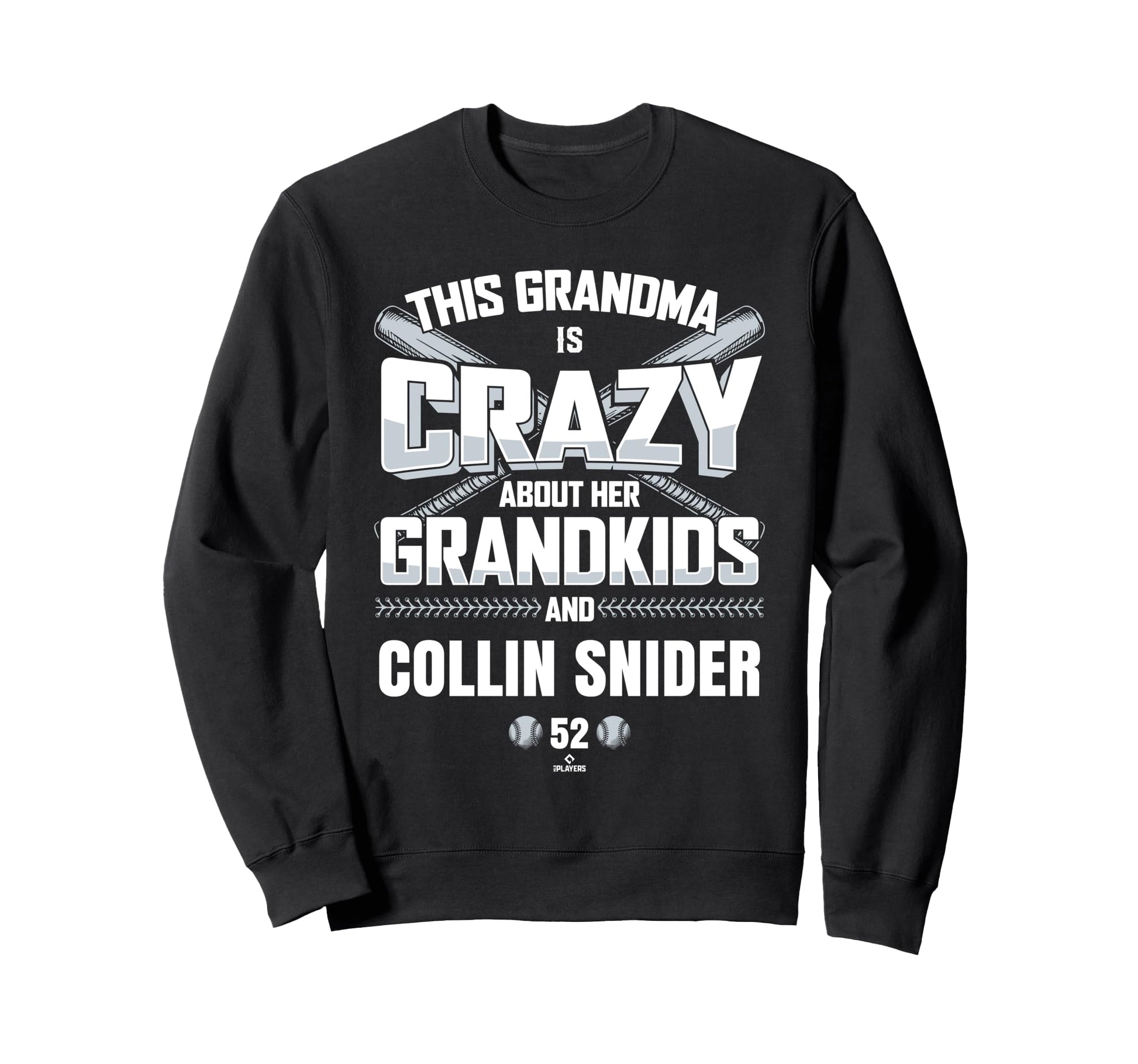 Grandma Crazy Collin Snider Sweatshirt - Minimalist Print Men Women - T-Shirt, Sweatshirt, Hoodie
